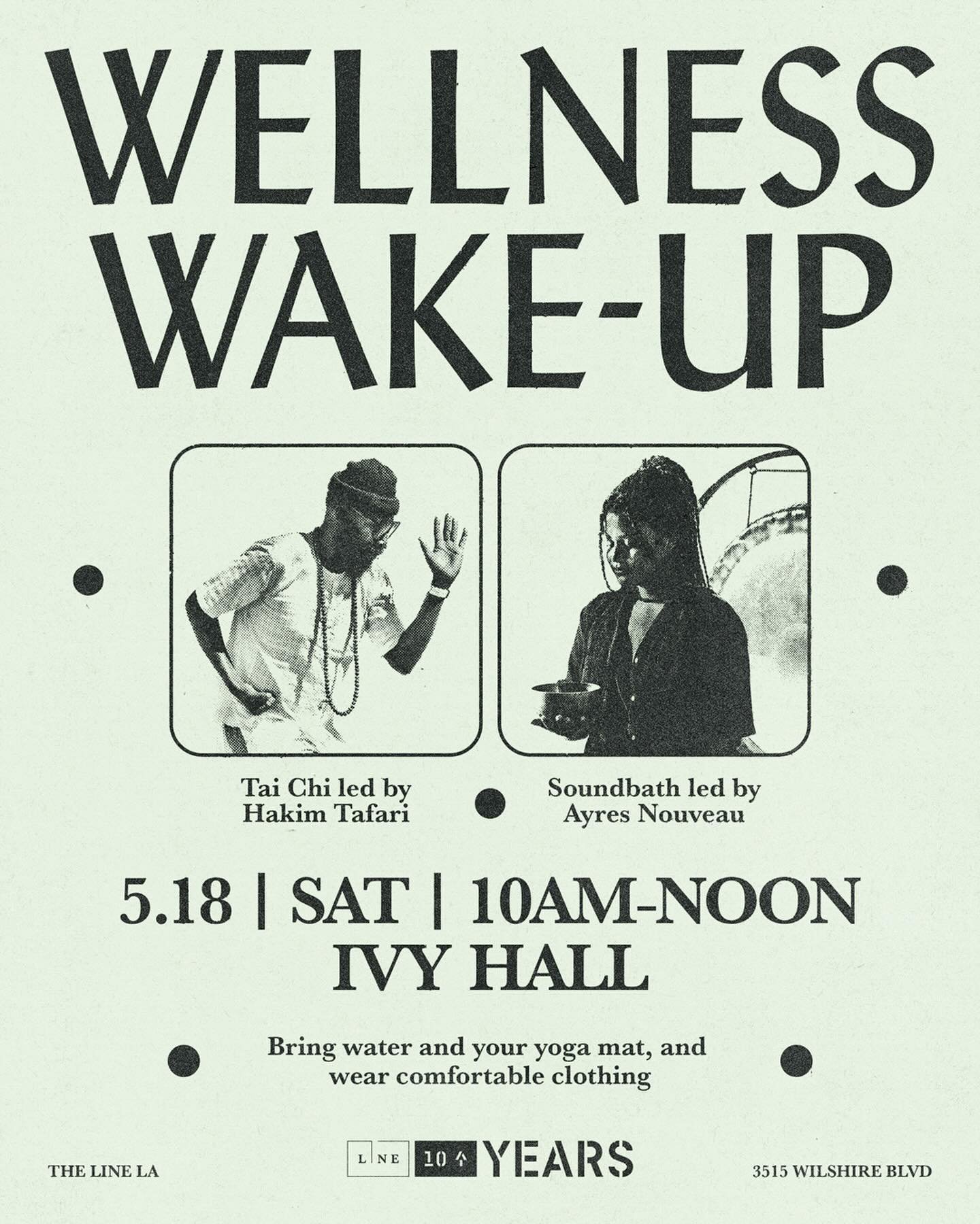 Start your weekend with us tomorrow morning as we celebrate 10 years of @thelinehotel with Tai Chi + Sound Healing joined by @hakstao 🌀 

Then I&rsquo;ll be back Tuesday with my monthly residency offering a Lunar Yoga &amp; Soundbath experience with