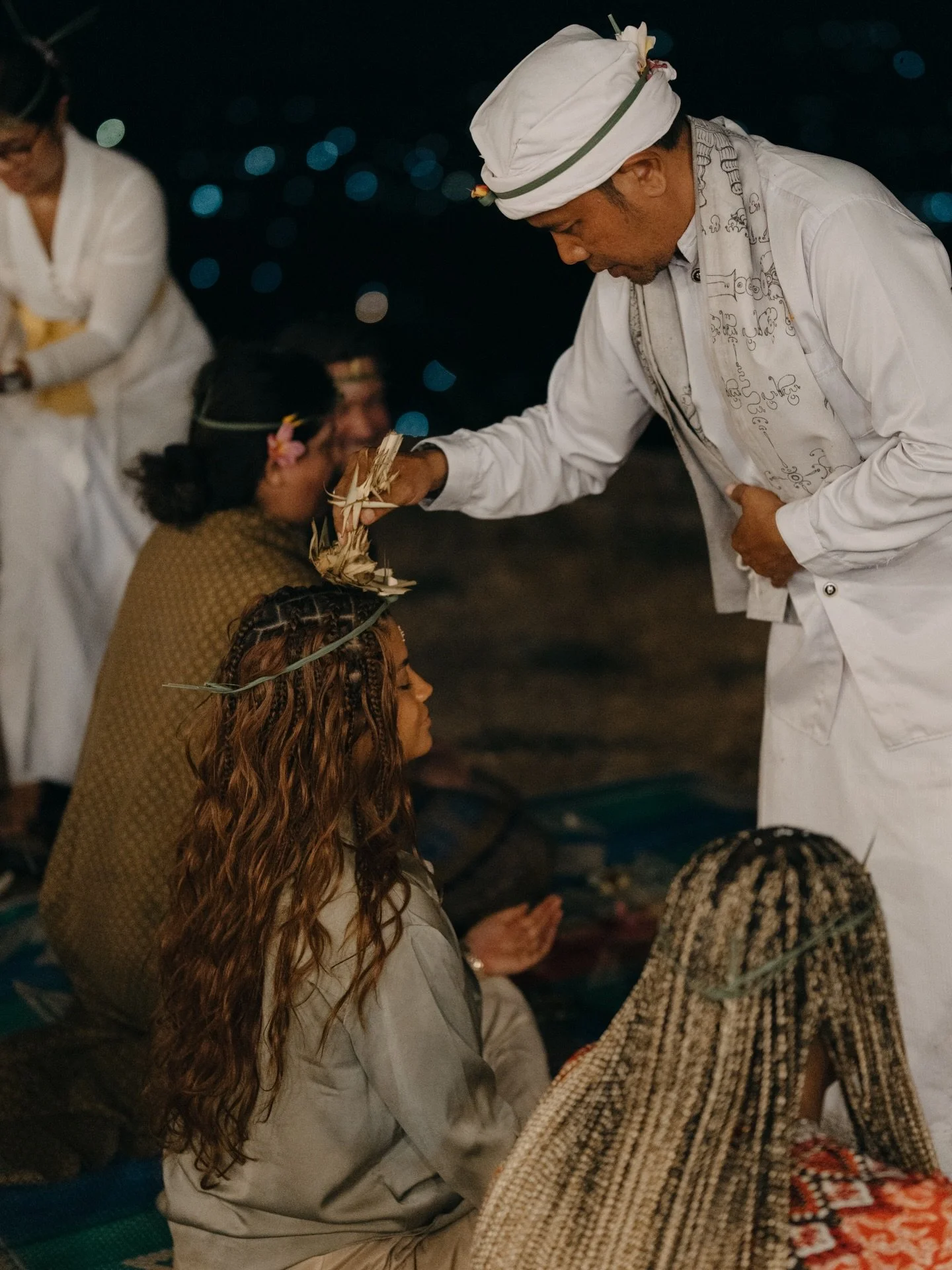From the moment we arrive in Bali, our initiation to the land begins. Local priests Jero Rina and Jero San guide us through the sacred veil, blessing each of us to receive the unique lessons necessary for our soul evolution. We ascend on this journey