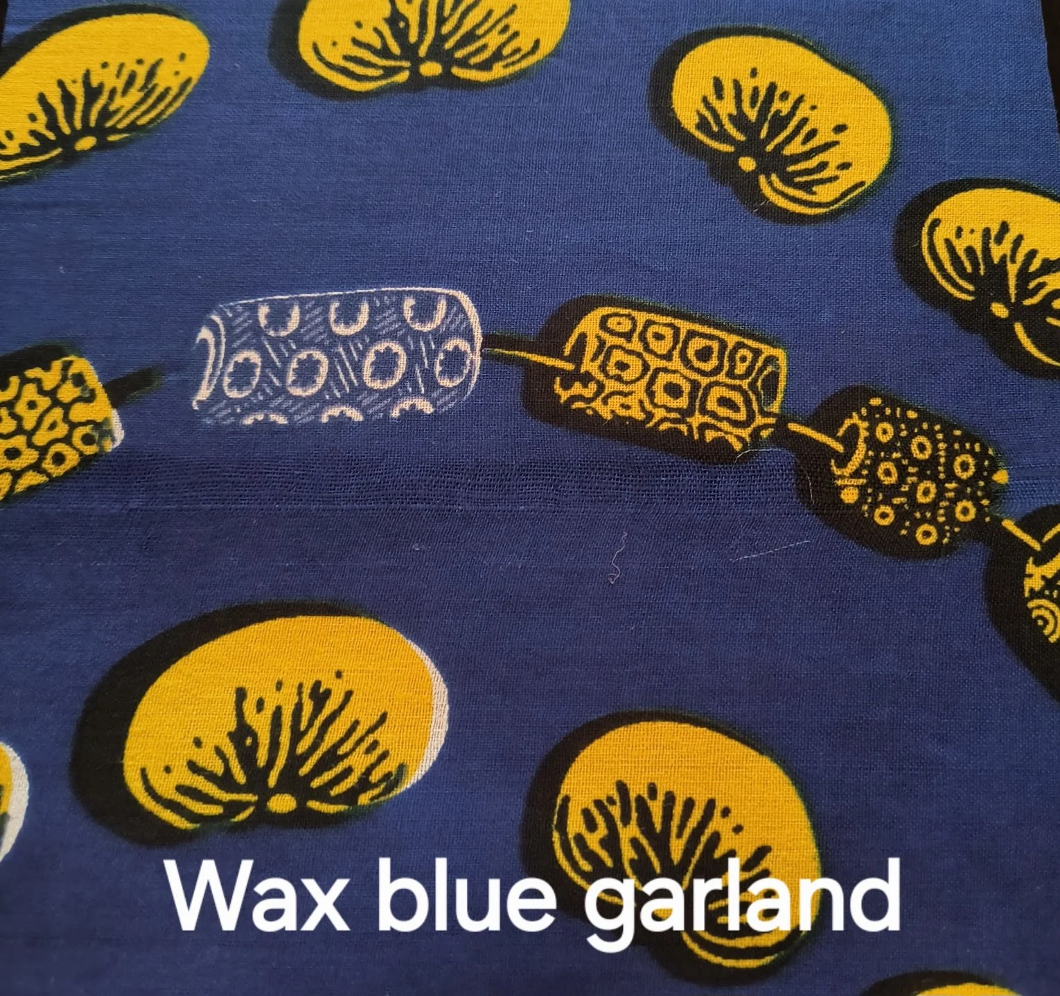 Wax Blue Garland 2 Piece Set-Hat and Scarf