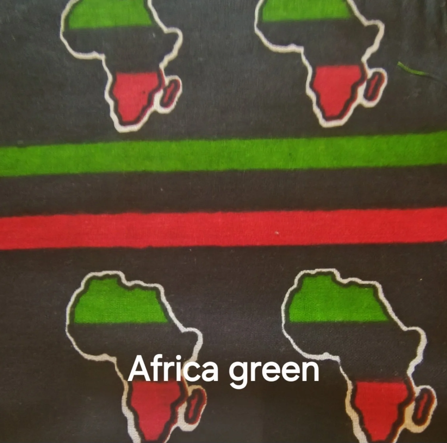 African Green 2 Piece Set-Hat and Scarf