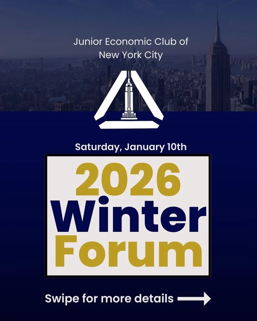 We&rsquo;re so excited to host our Winter Forum this Saturday, January 10th, and to hear from the amazing guest speakers joining us! 

We want to remind everyone that this event is mandatory unless you have already notified us about a conflict. Pleas