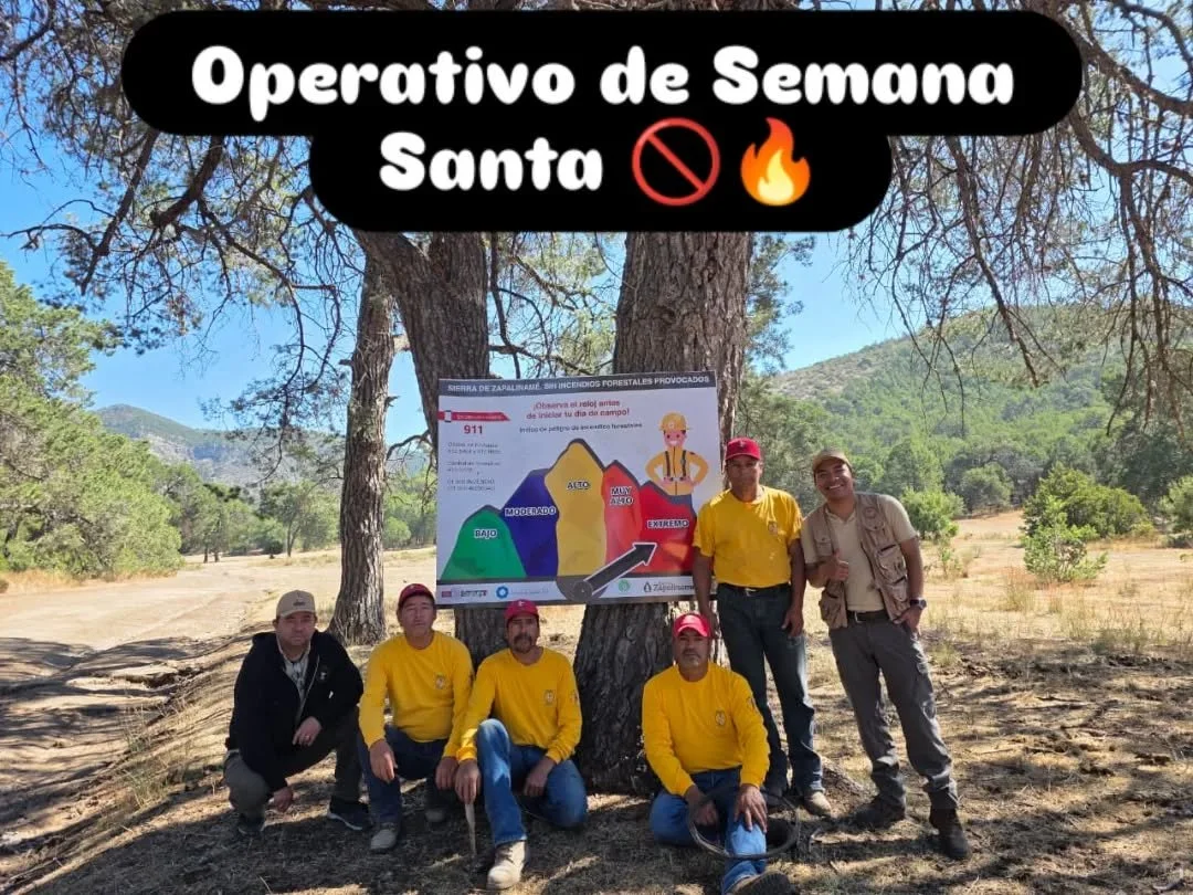 Empezando Operativo de semana santa, recuerden no hacer fogatas 🔥🚫 sigamos conservando la Sierra de Zapalinam&eacute; ⛰️💚
#brigada_cilav&aacute;n