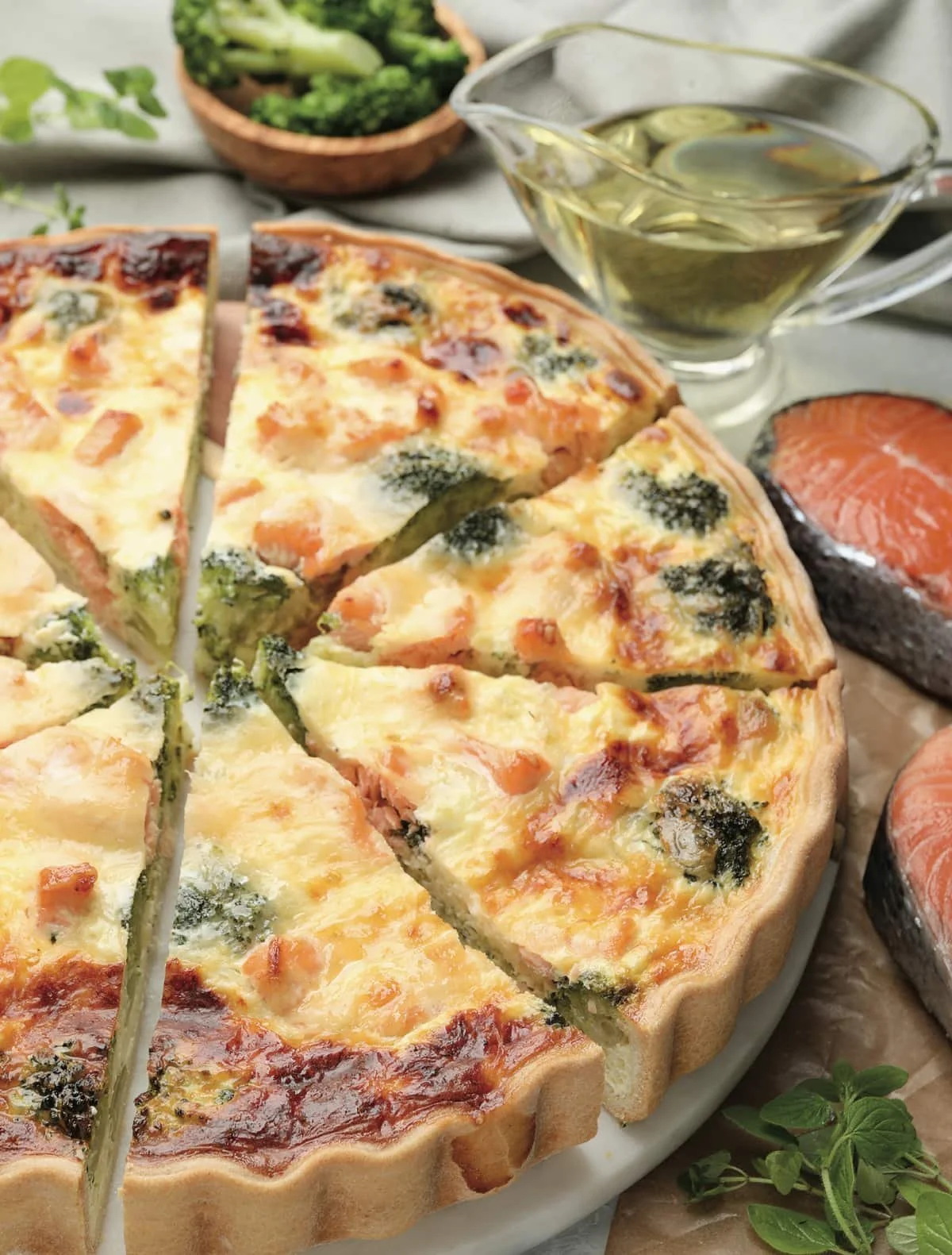 Salmon and broccoli quiche — Your West Central Voice