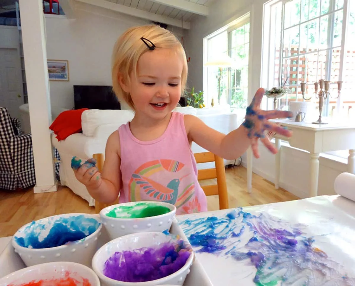 Donna's Day: Homemade Finger Paint