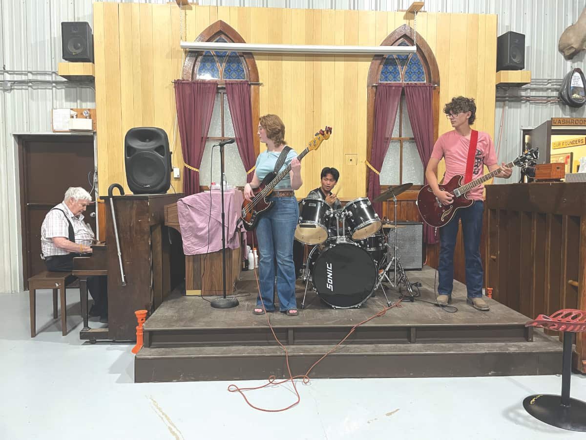 Jamming at the museum!