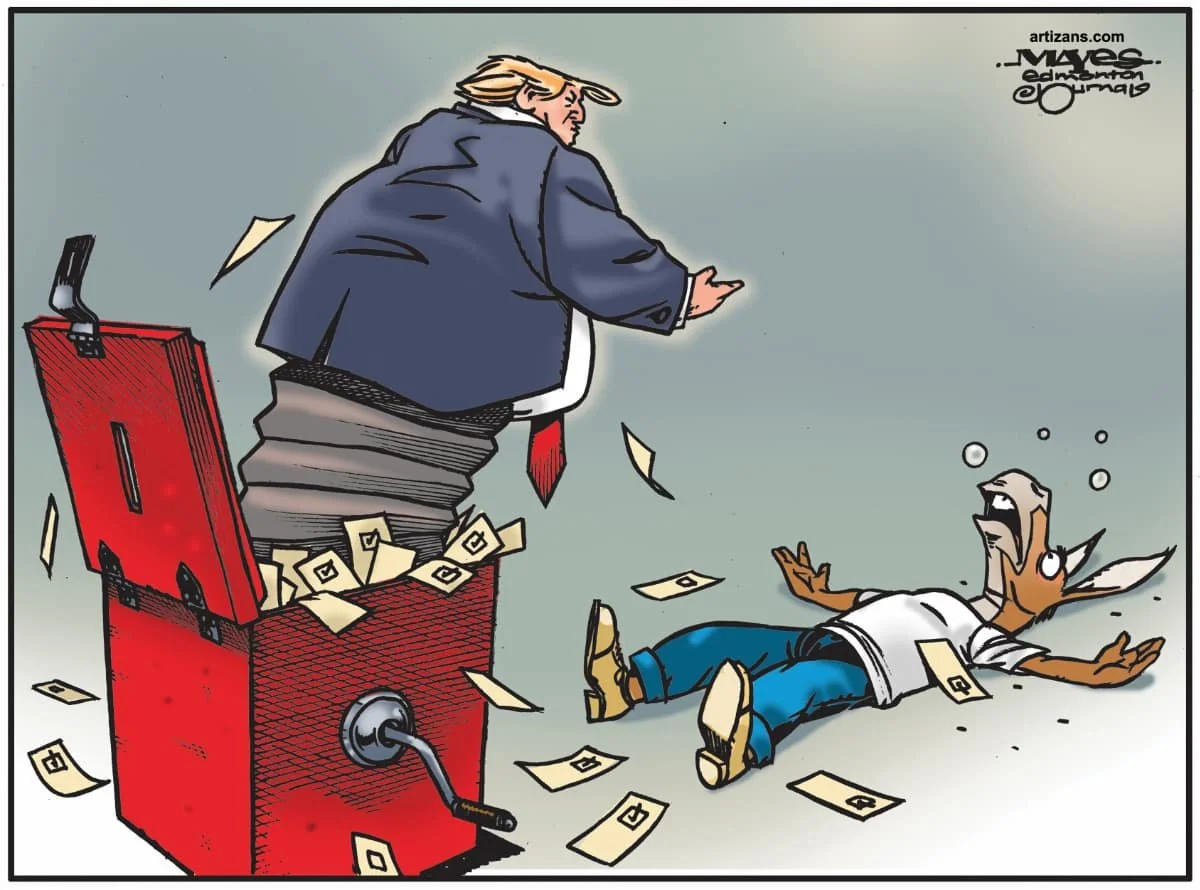 Editorial Cartoon: Trump-in-the-box