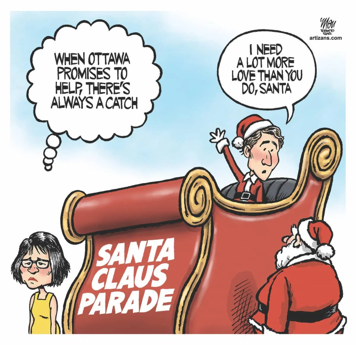 Editorial Cartoon: Always a catch