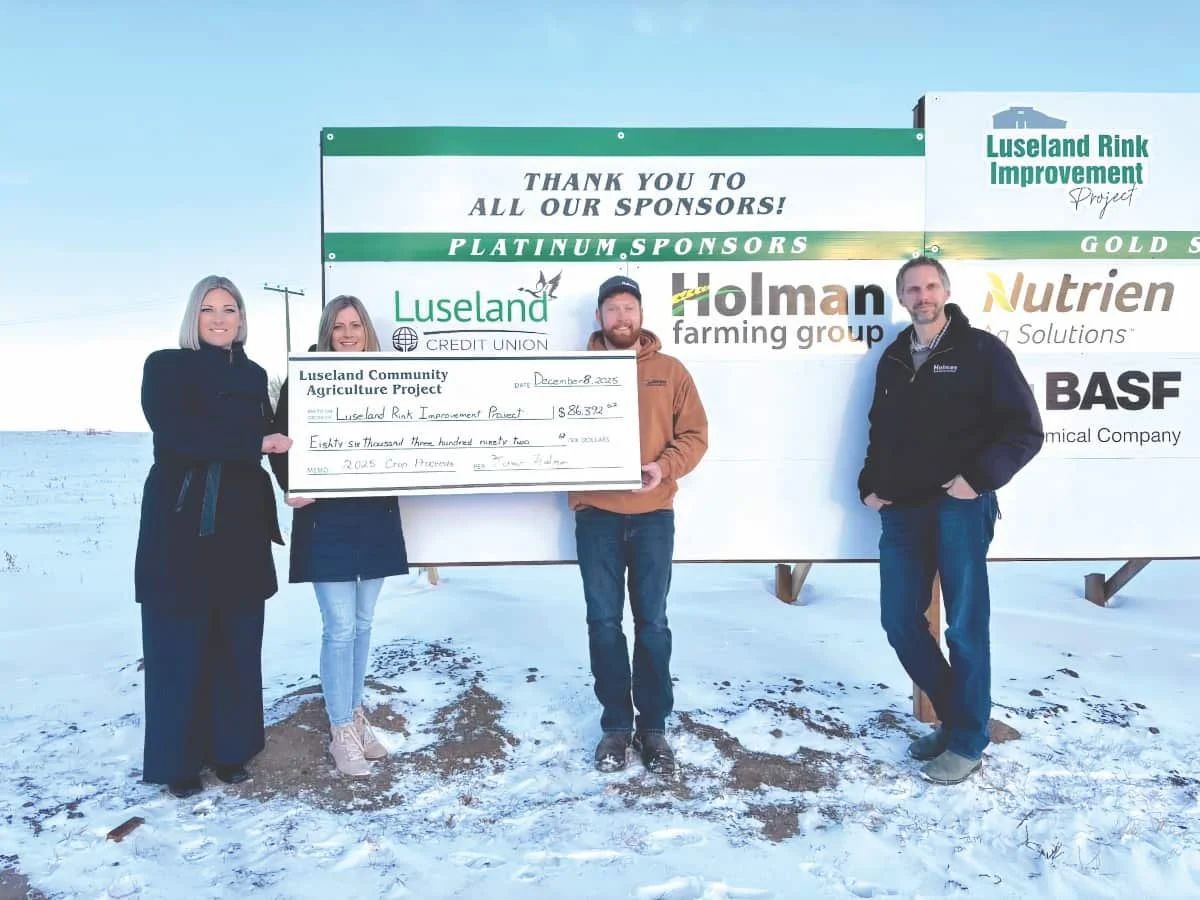 Luseland rink project receives generous donation