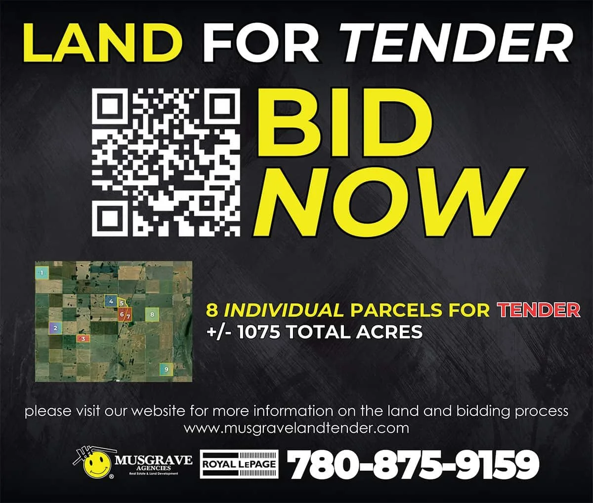 LAND FOR TENDER, BID NOW