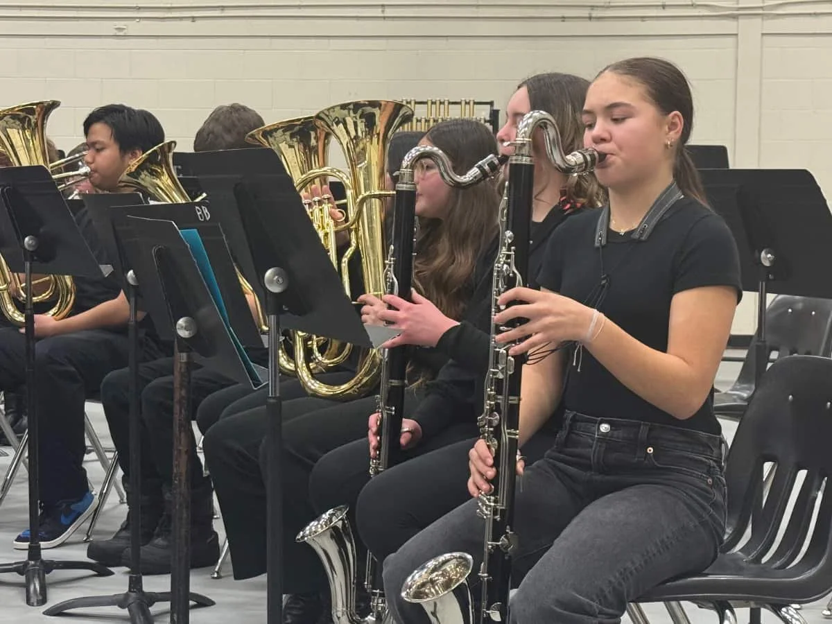 KCS band students make a joyful sound at Winter Band Concert