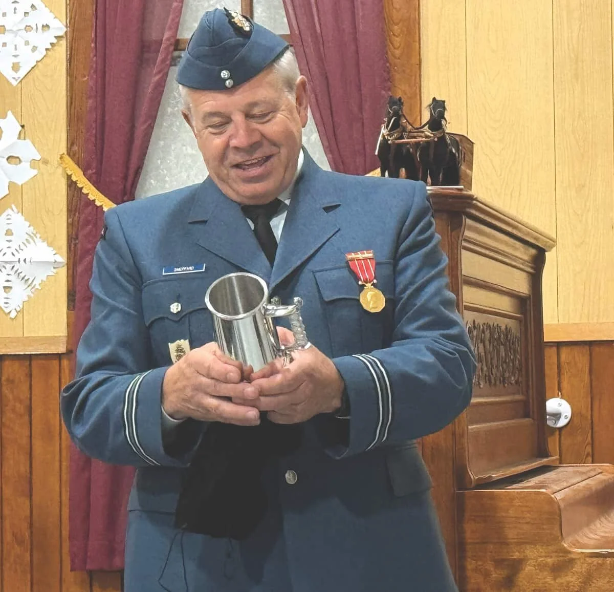 Kindersley air cadet squadron marks retirement of Capt. Monte Sheppard