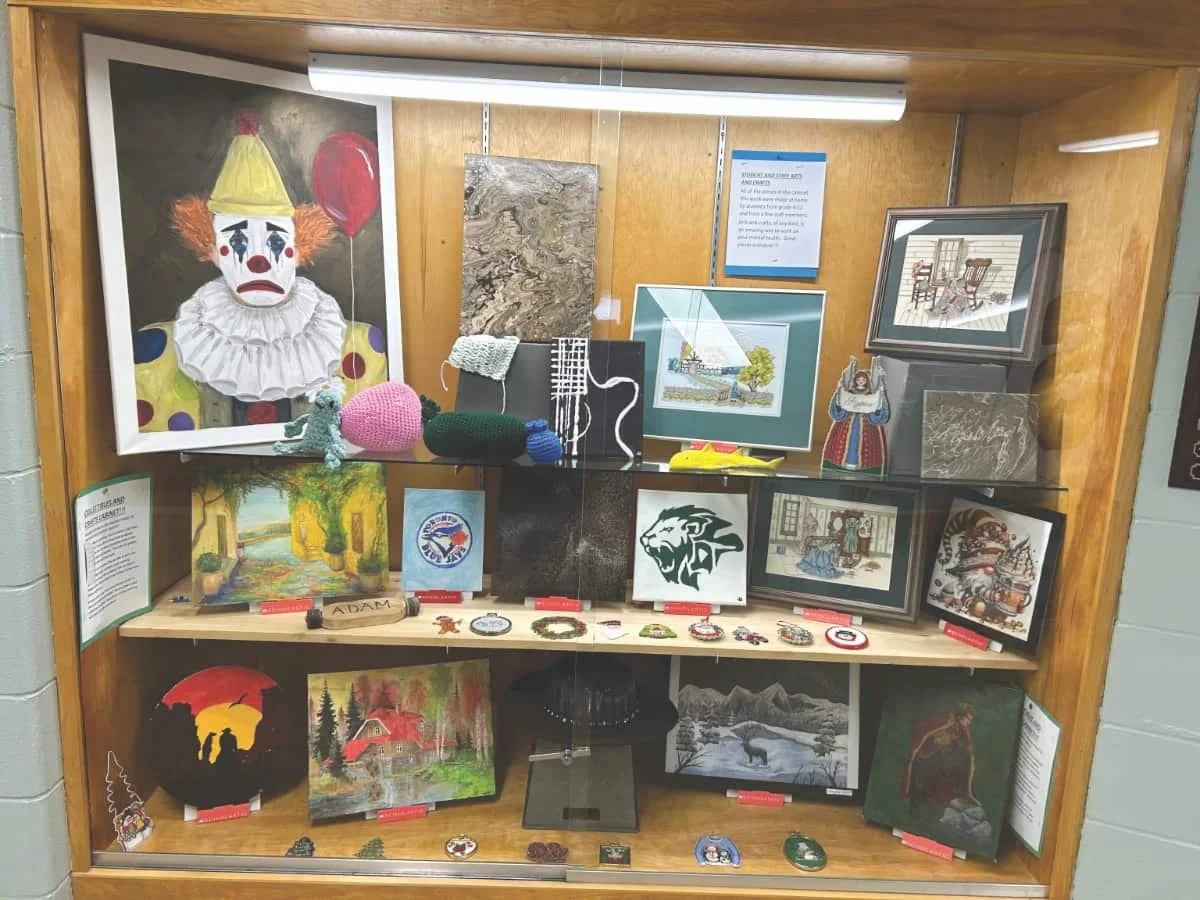 Luseland students showcase hobbies through rotating school display