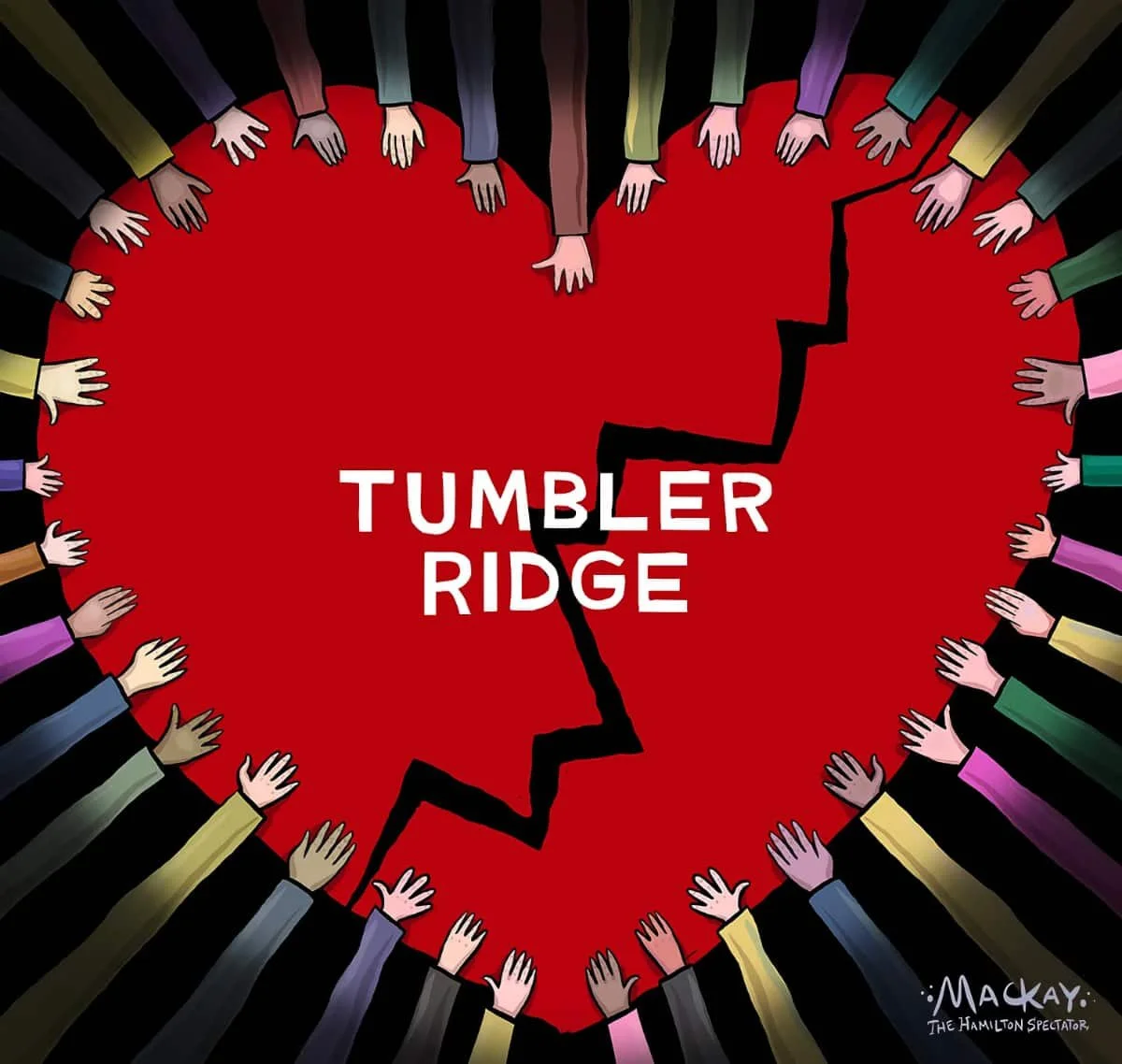 Editorial Cartoon: Tumbler Ridge