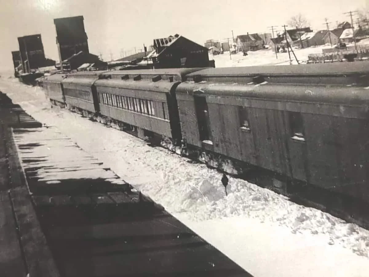 Kindersley had daily passenger train service in the 1950s