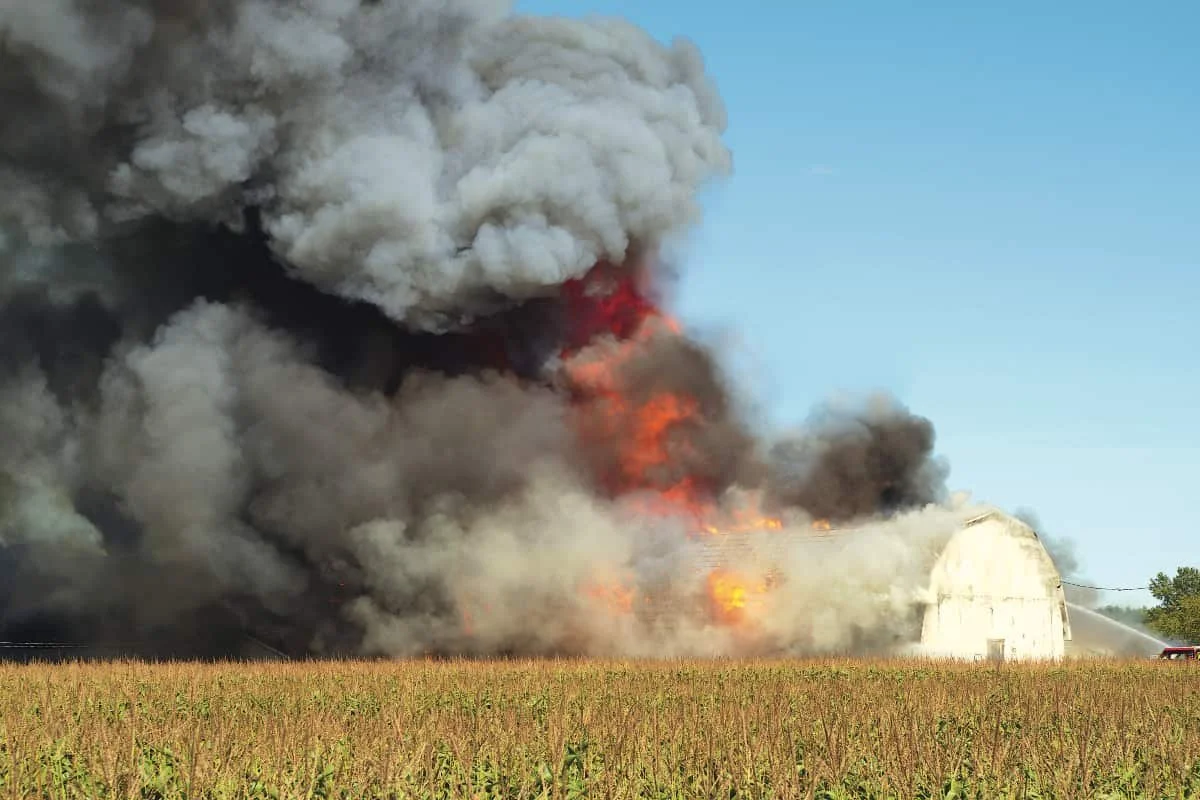 Fire prevention on the farm