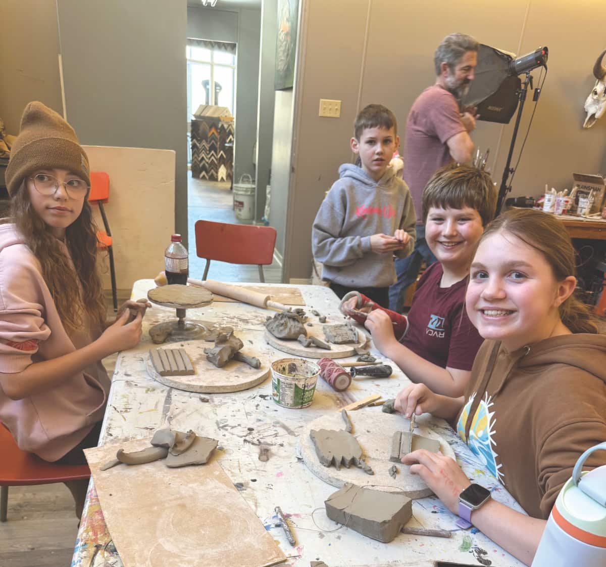 Young artists get creative at Devon Coles Gallery