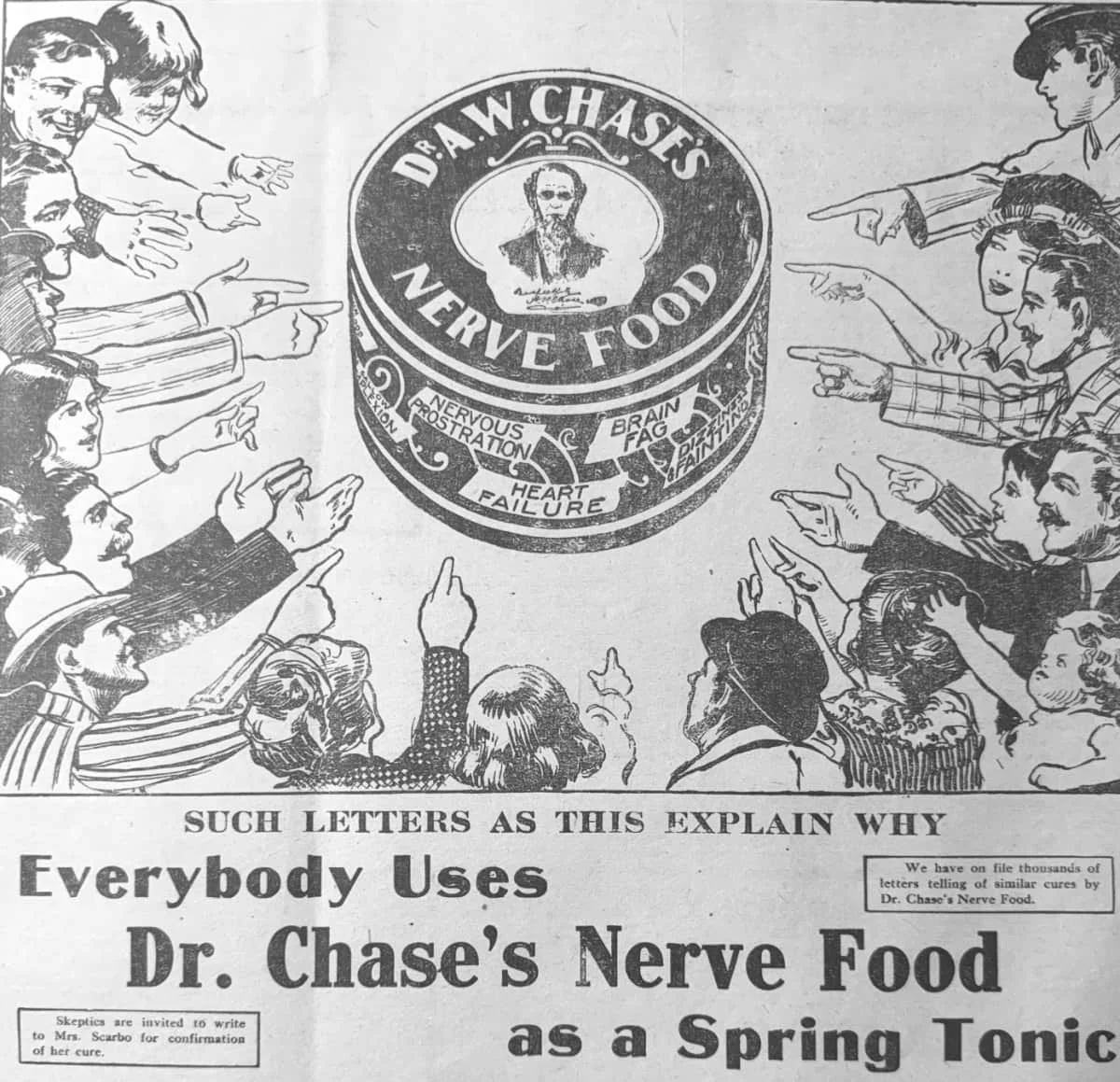 Cures and tonics from 1914