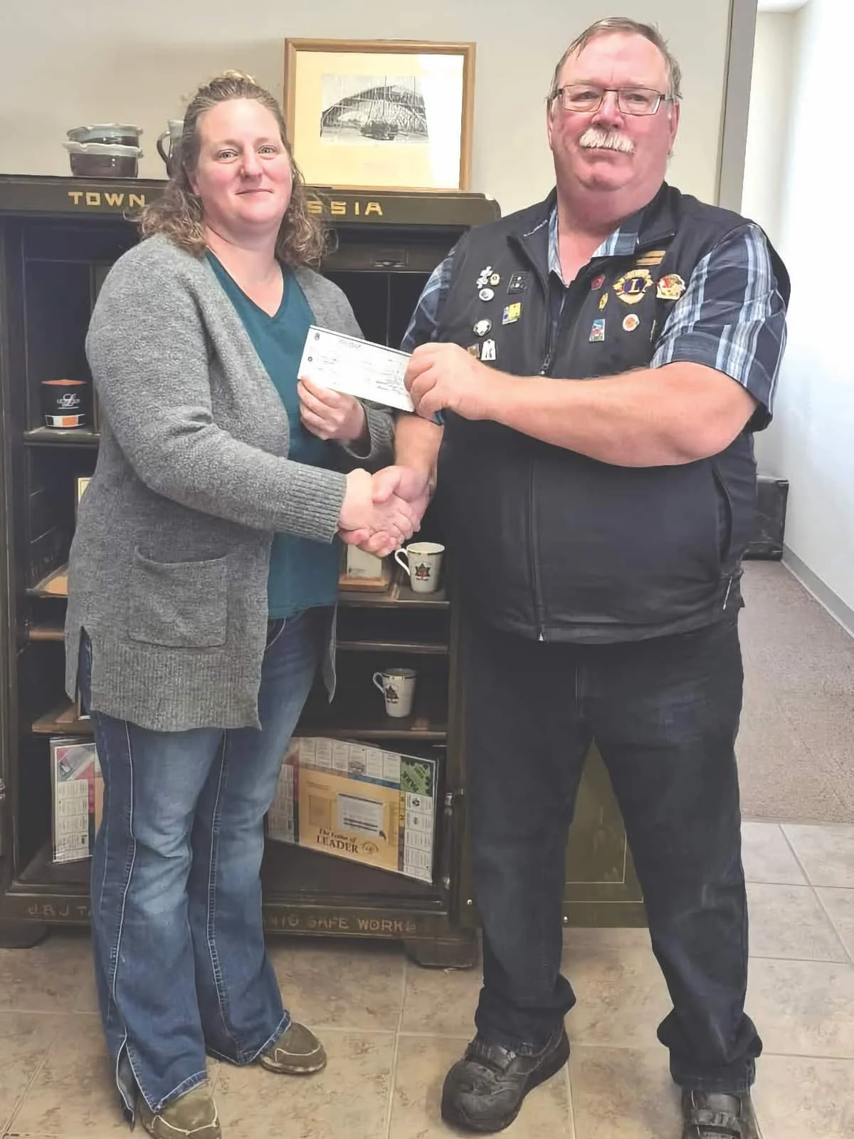 Leader Lions Club donates to Cemetery Tree Project