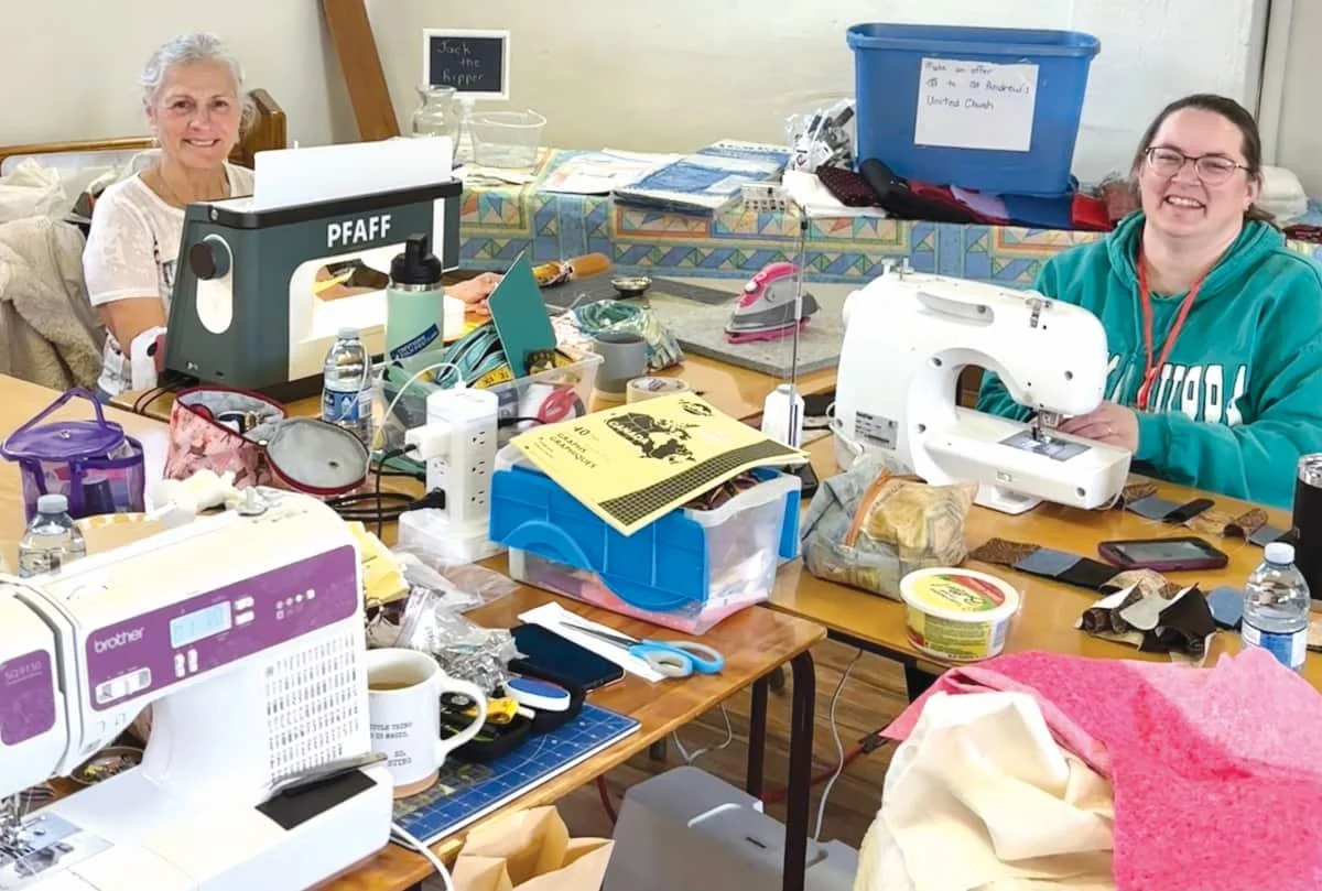 Quilters brave the storm to attend Eston’s quilt retreat