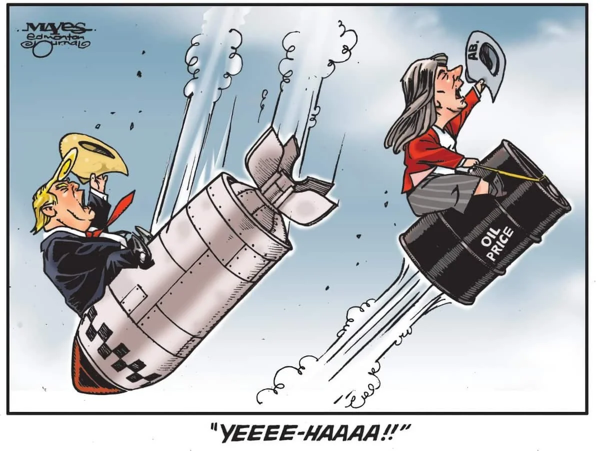 Editorial Cartoon: Yeeee-Haaaa!