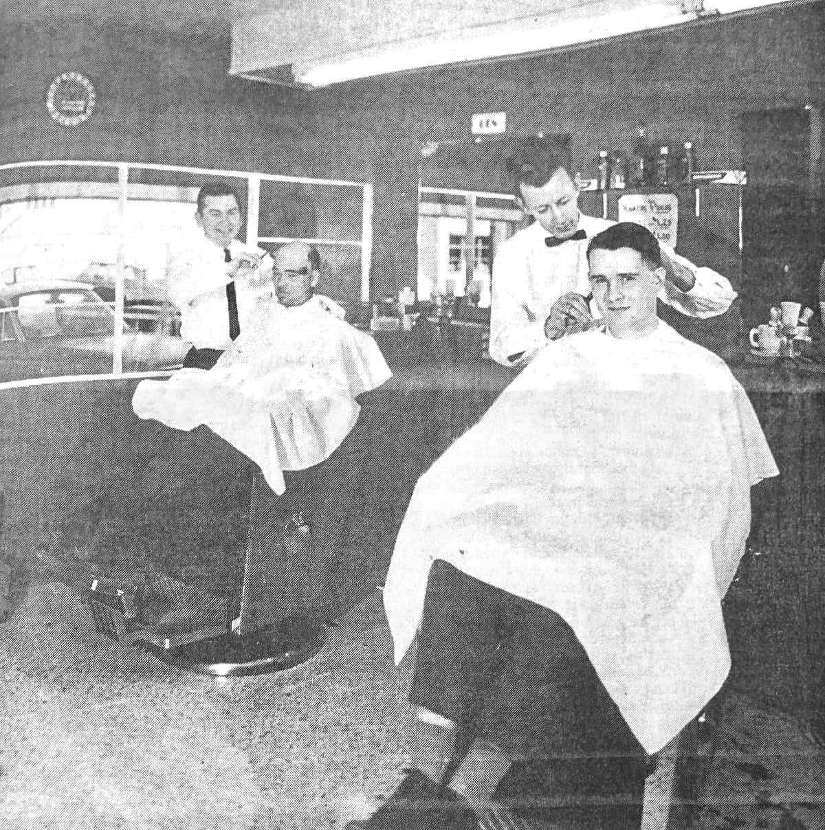 From miles away for a cut: Lloyd’s Barber Shop was Kindersley’s gathering place