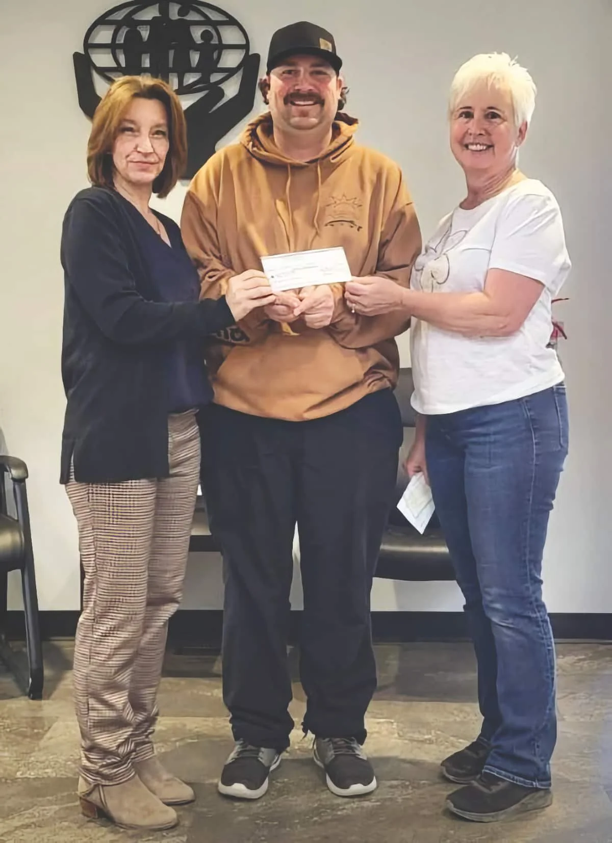 CHEQUE PRESENTATION PLAYGROUND PROJECT