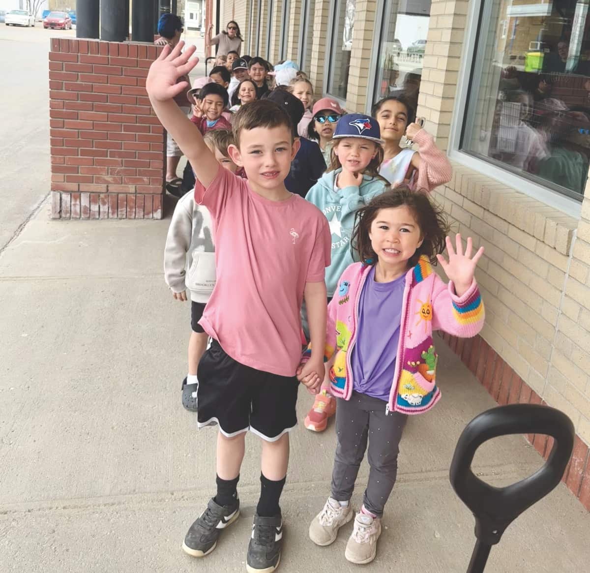 Field trip, front of the line