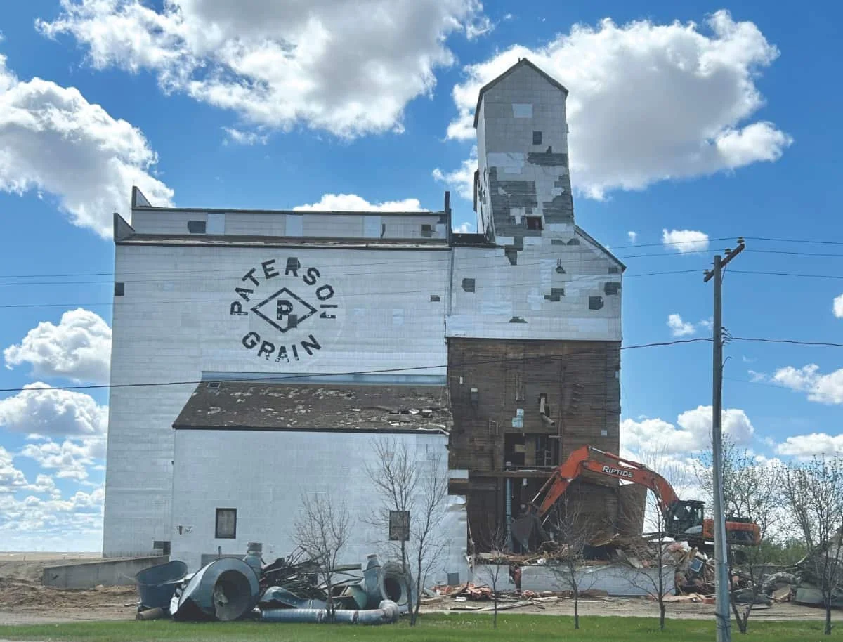 Two Paterson Grain elevators dismantled in Fox Valley