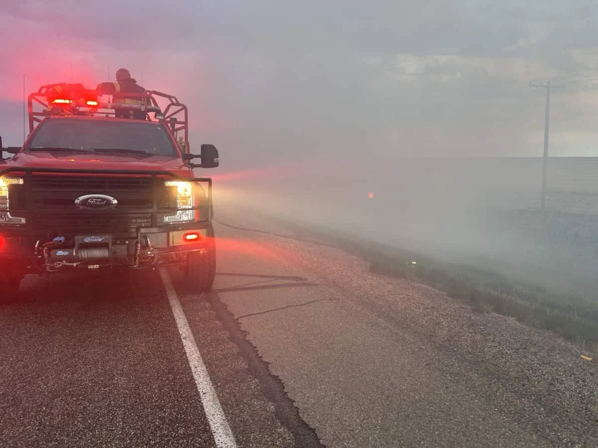 Train fires keep Kindersley firefighters busy during hot, dry May