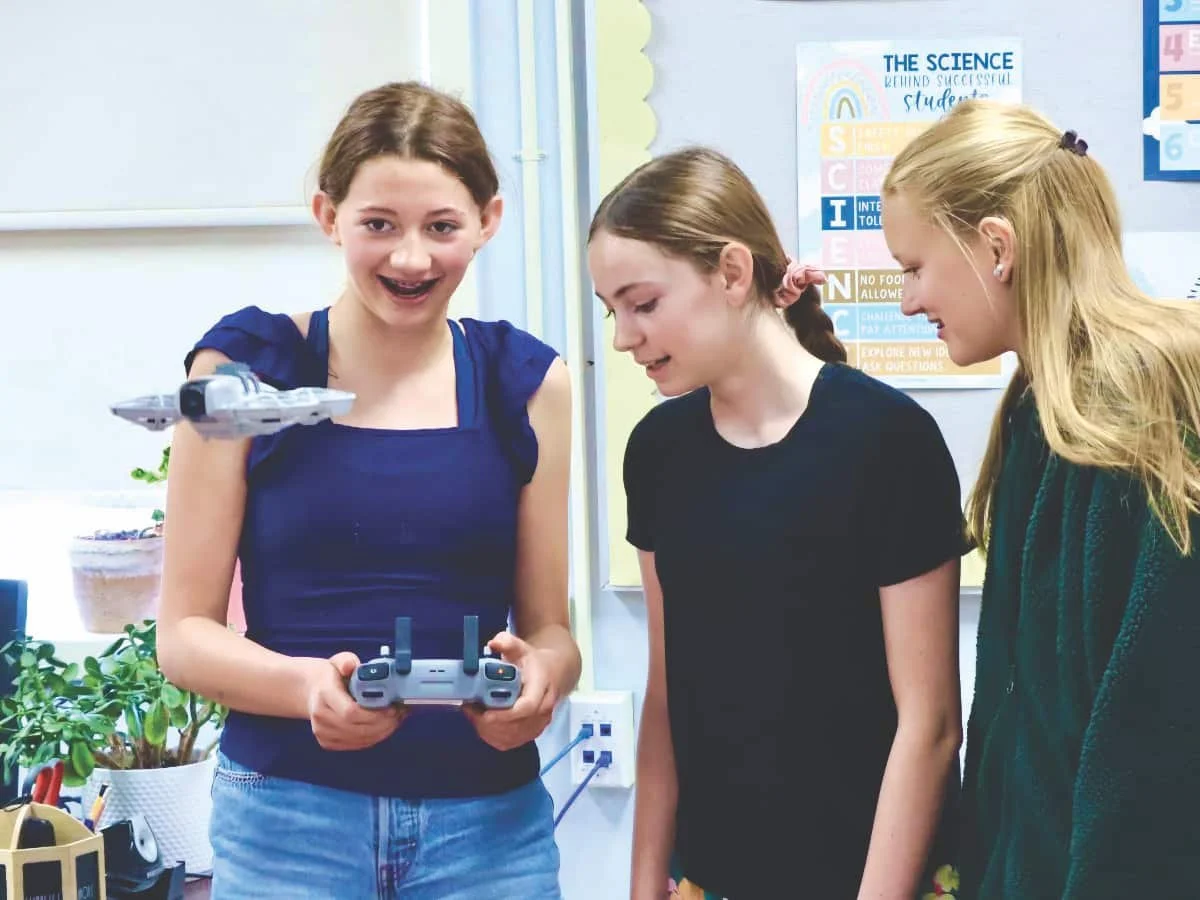 NWCS students gain hands-on flying experience at Drone Camp