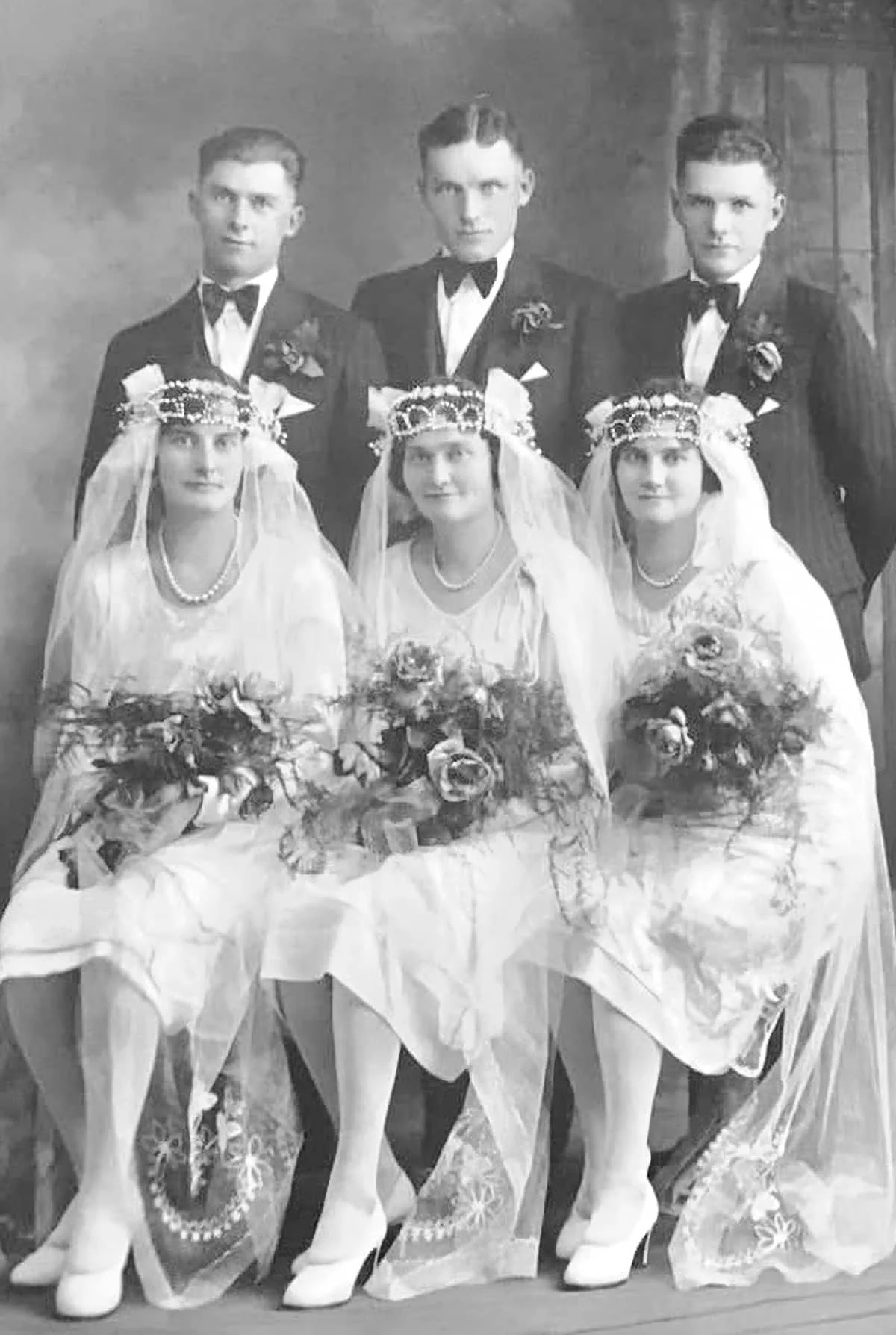 Triple wedding on the prairies