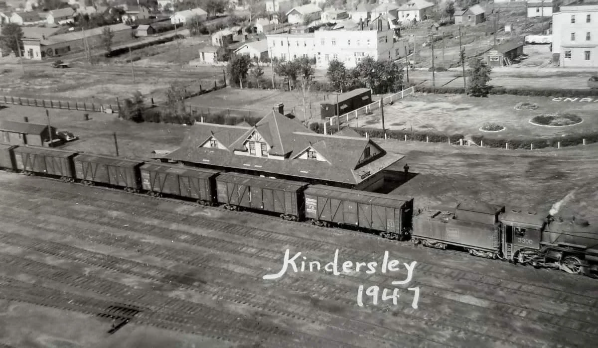 Kindersley's Railway Past Captured in 1947