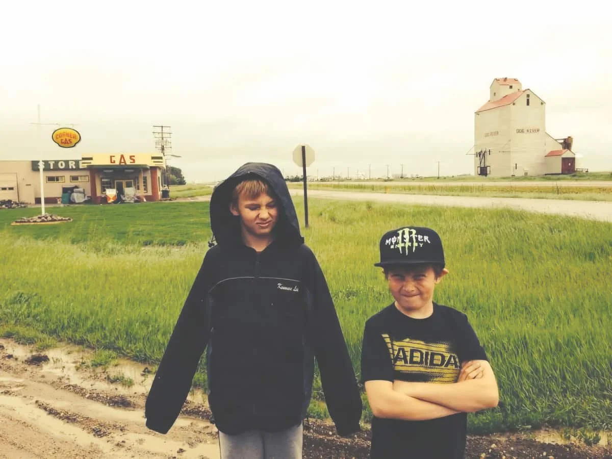 Just A Gal From Glidden: 37 communities flooded. We stopped for a Corner Gas photo.