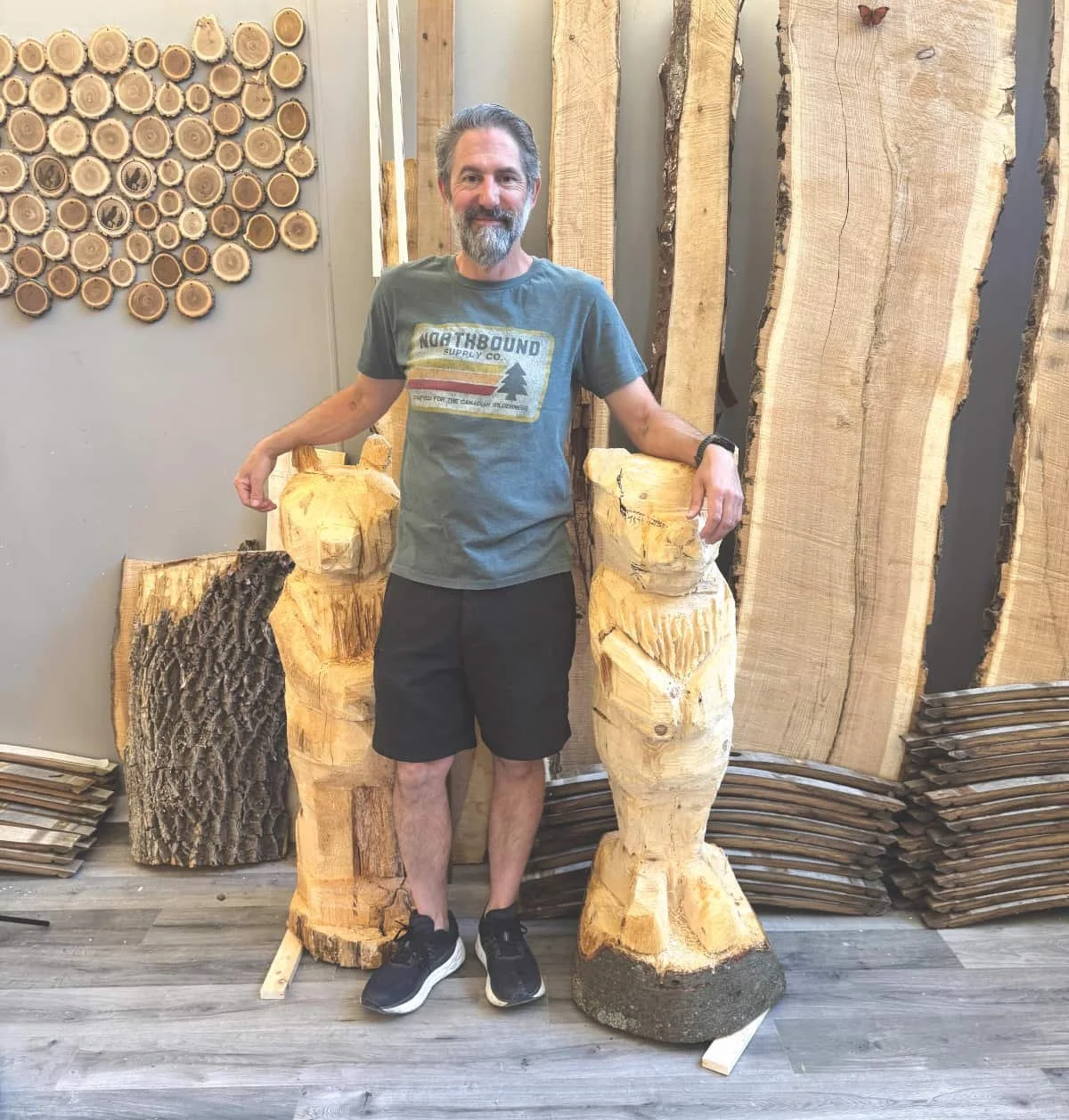 Chainsaw art takes shape at Kindersley gallery