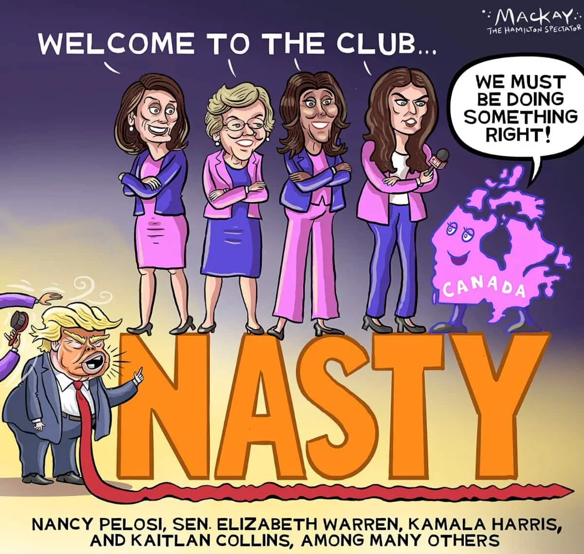 Editorial Cartoon: Welcome to the club