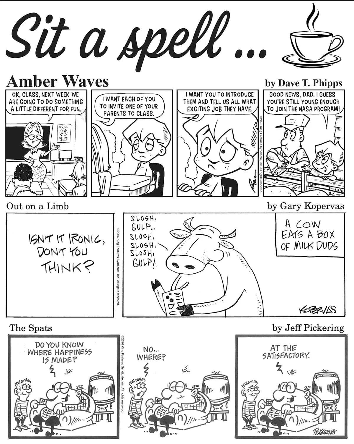 Comics: Invite Parents to Class