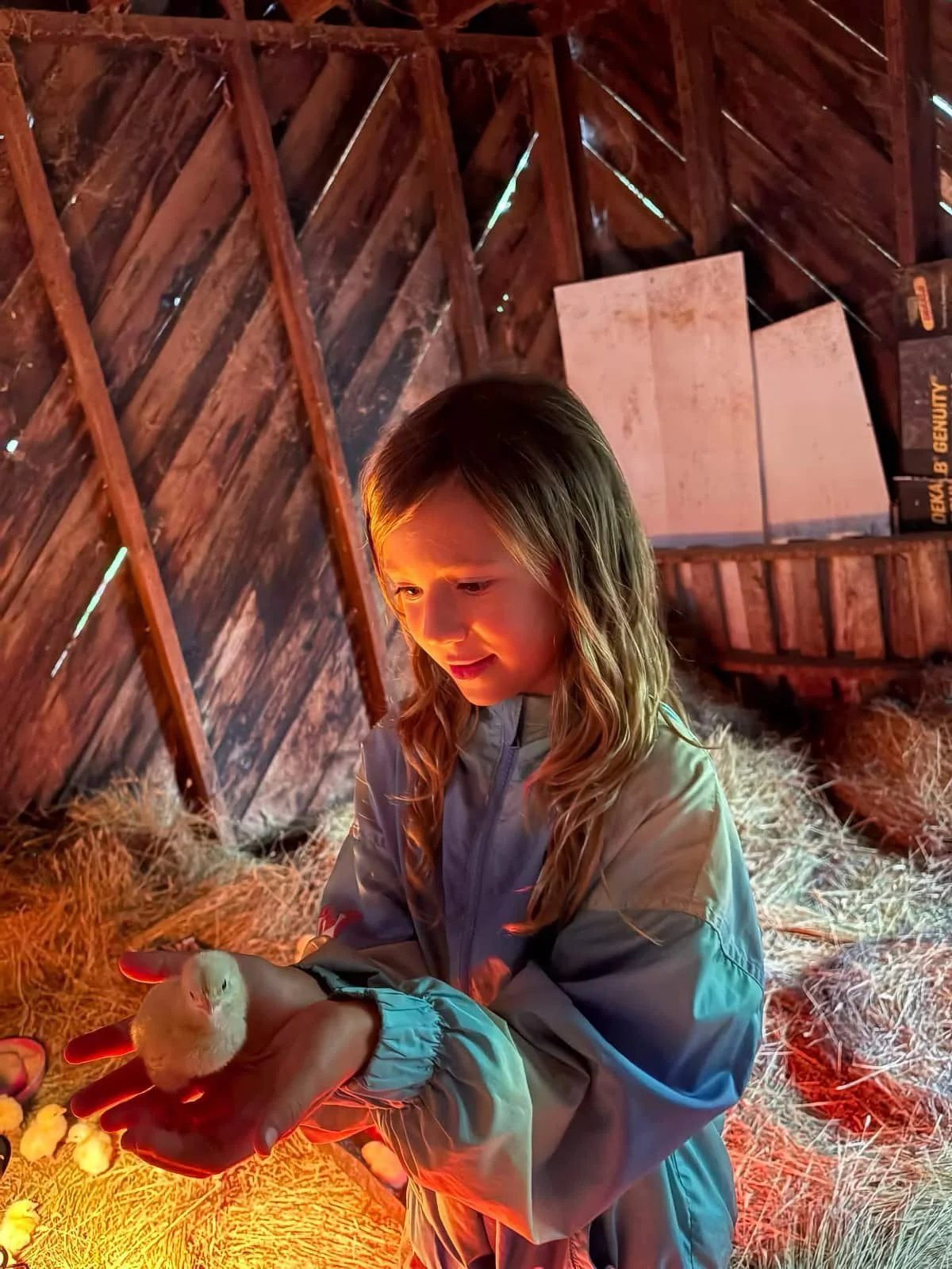 Hanging out with her peeps