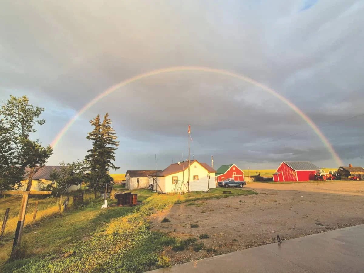 Capturing a rainbow!