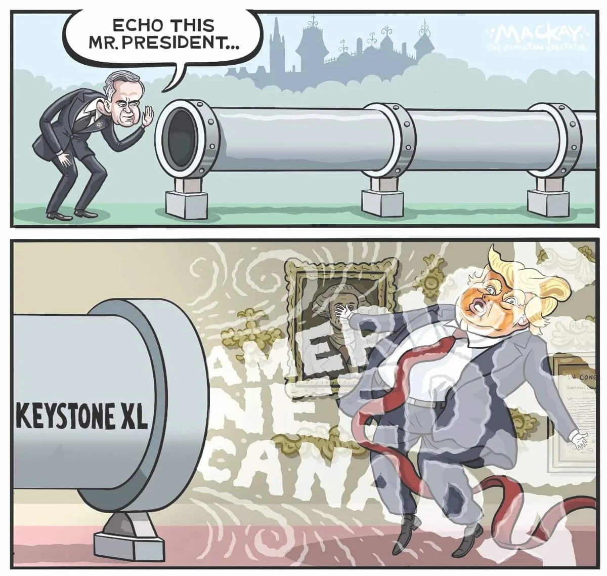 Editorial Cartoon: Keystone XL