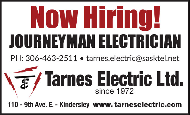 Journeyman Electrician - Tarnes Electric Ltd.