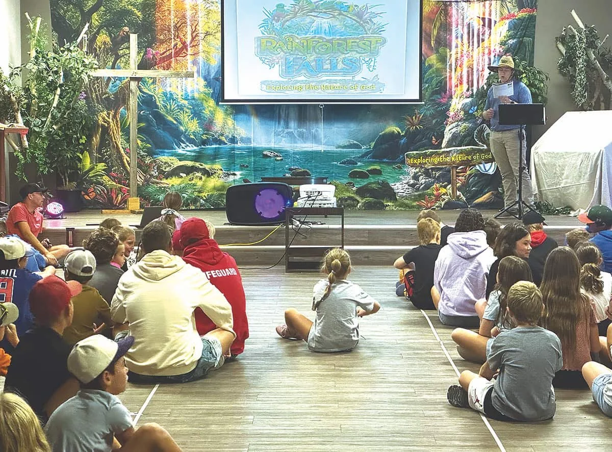 75 kids enjoyed a week of VBS at Leader