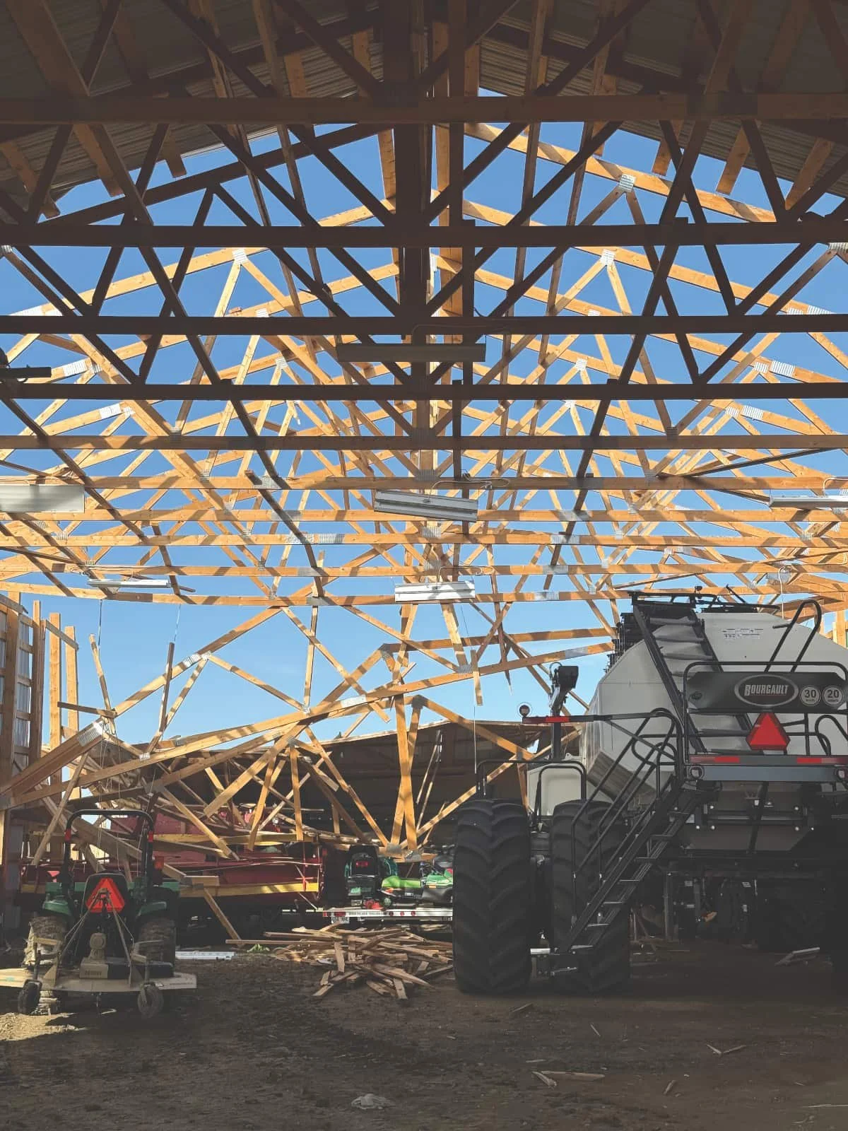 Storm flattens Becker machine shop west of Kindersley