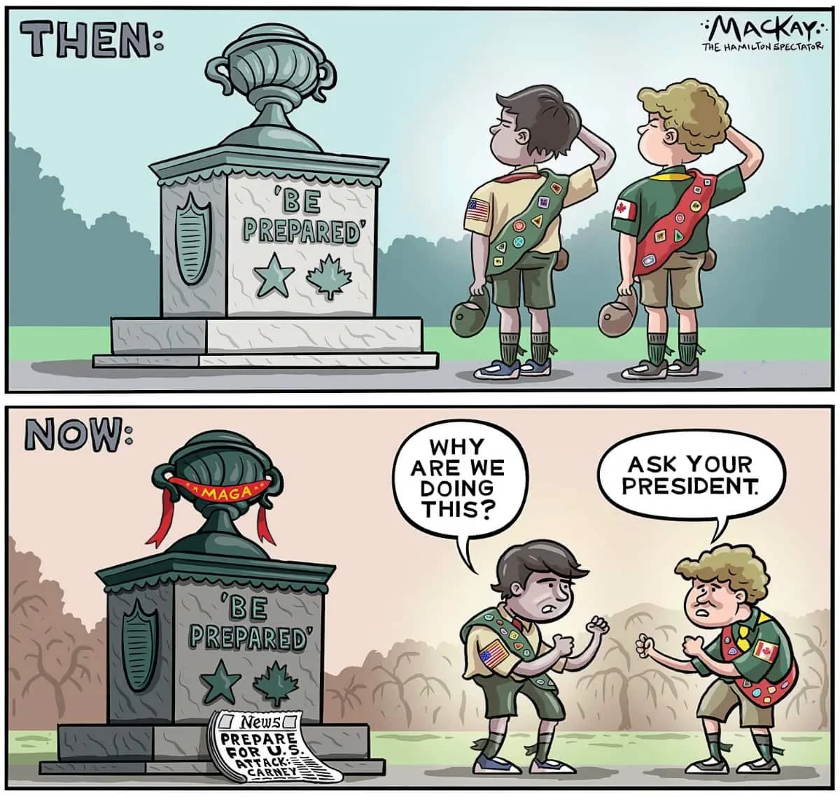 Editorial Cartoon: Why Are We Doing This?