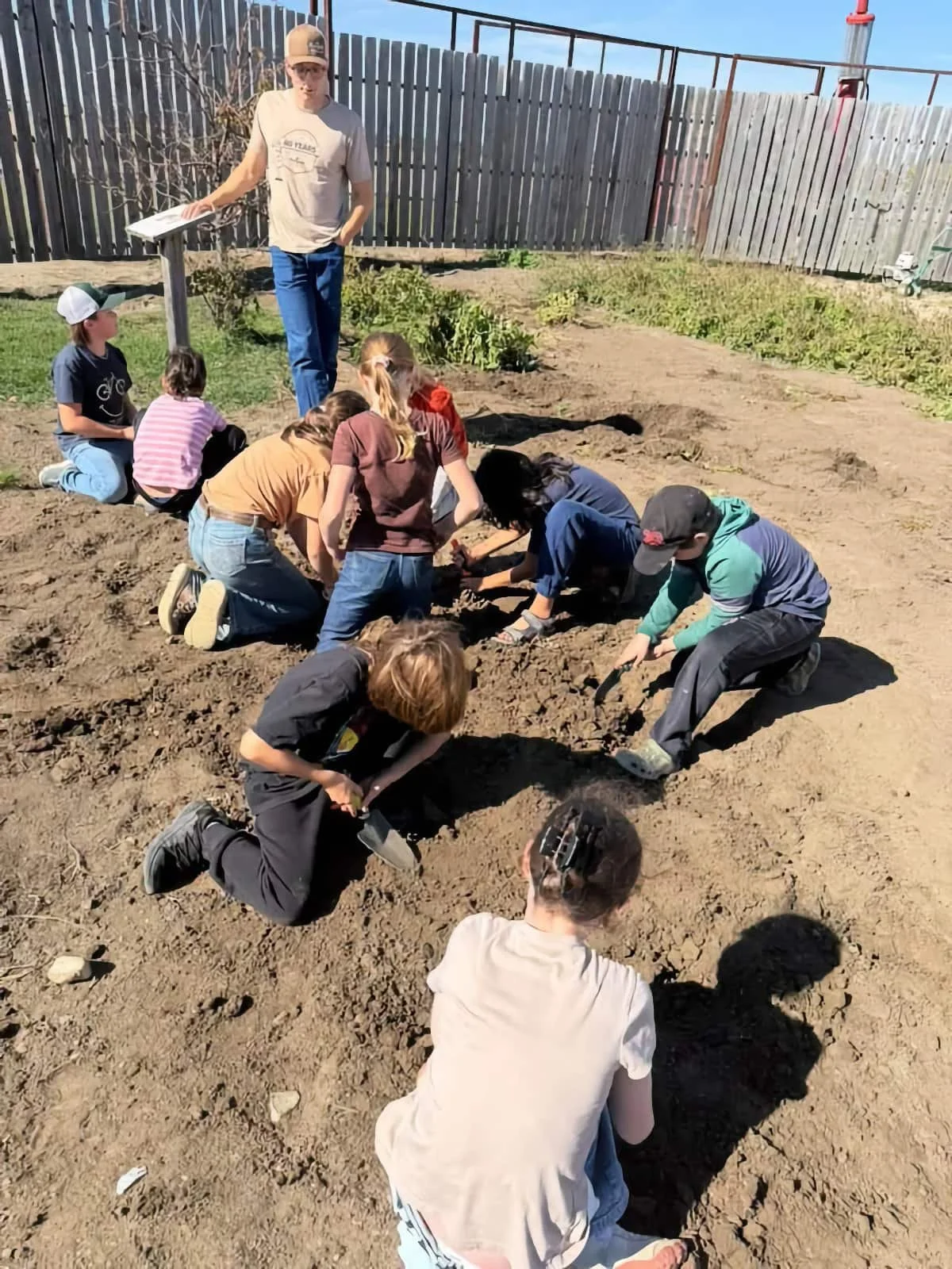 Students dig into where their food comes from
