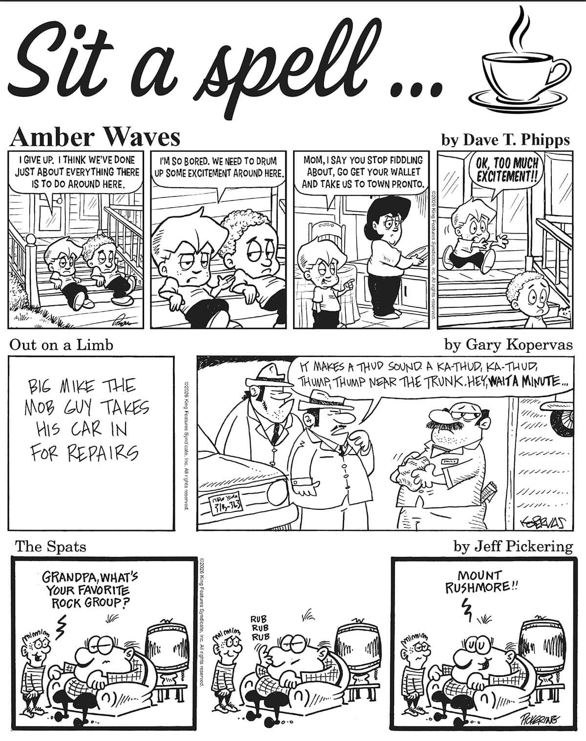 Comics: Too much excitement