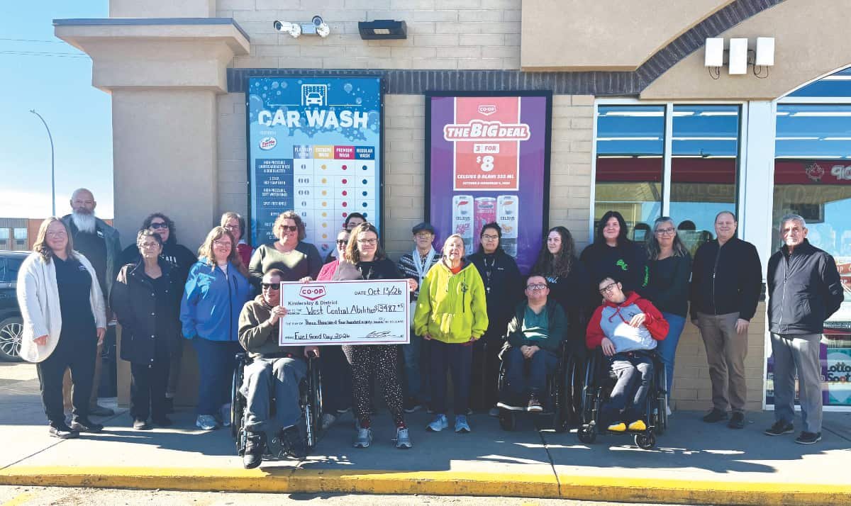 Kindersley Co-op Fuel Good Day raises record $3,487 for West Central Abilities