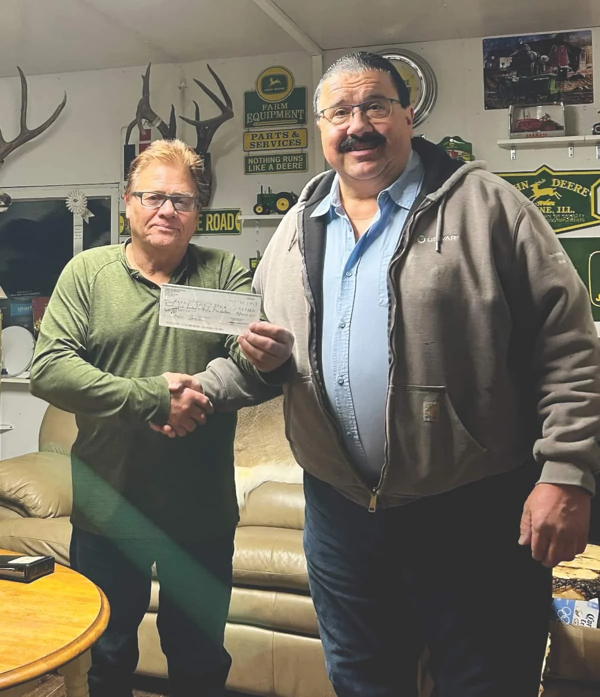 Antique threshing day raises $7,598 for three area food banks