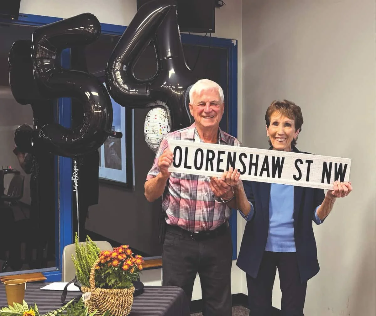 Eston street named for Cliff and Margaret Olorenshaw