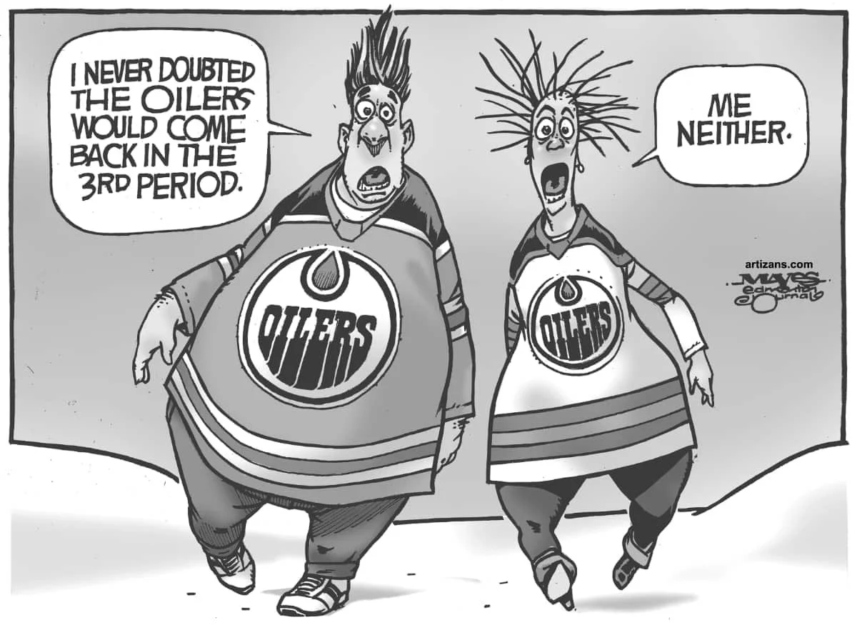 Editorial Cartoon Oilers — Your West Central Voice