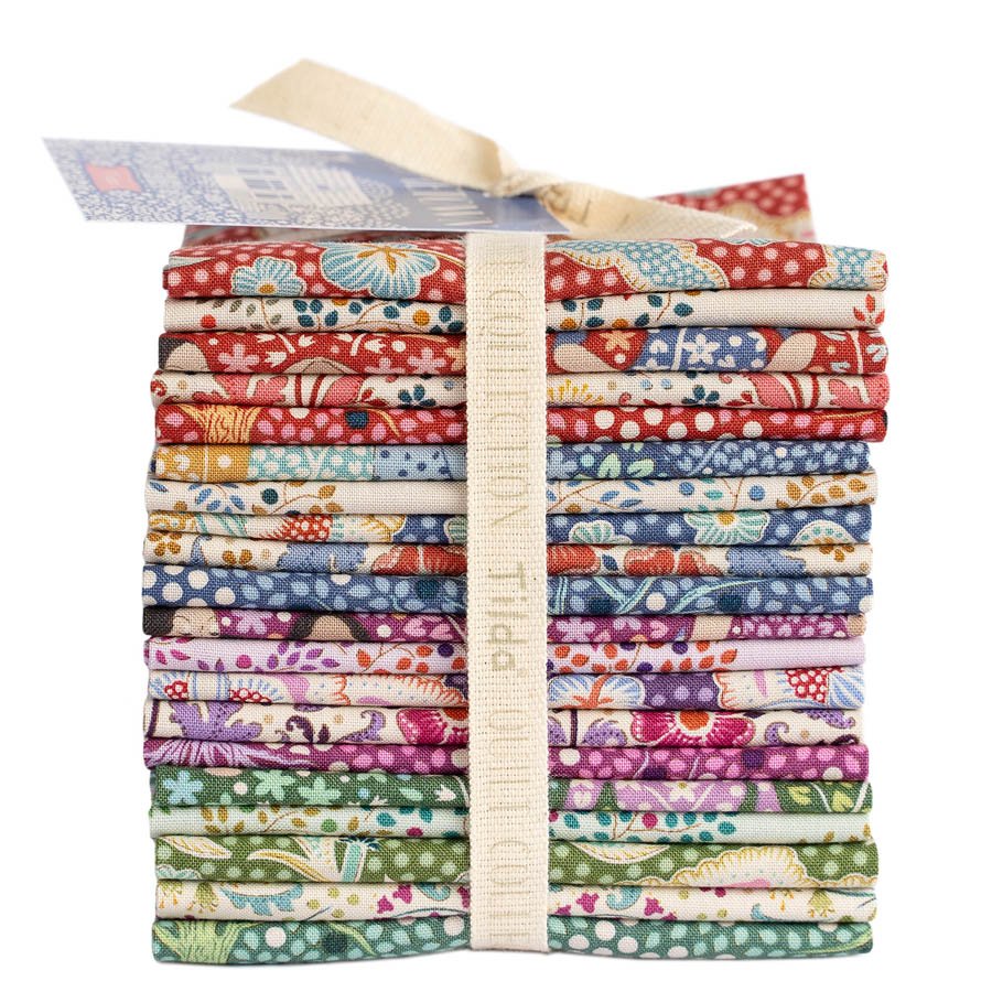 Hometown from Tilda® - Fabric Stack - 40 10 Squares - Two of Each Design